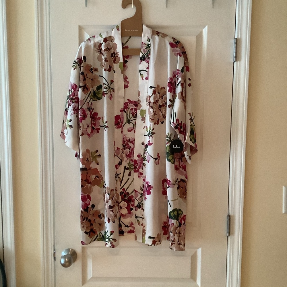 NWT lulus kimono duster patbo style beach coverup